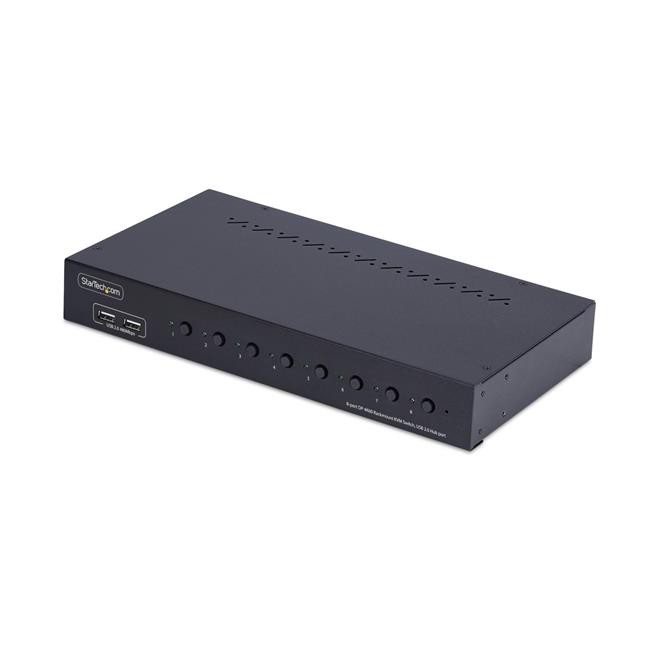 Startech R8AD122-KVM-SWITCH 8-Port DisplayPort KVM Switch with 1U Rack Mount Kit
