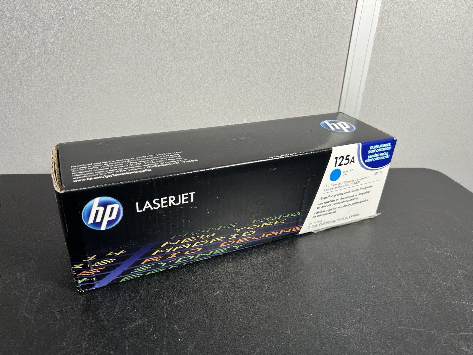 NEW GENUINE - HP 125A CYAN TONER CARTRIDGE - CB541A - SEALED BOX