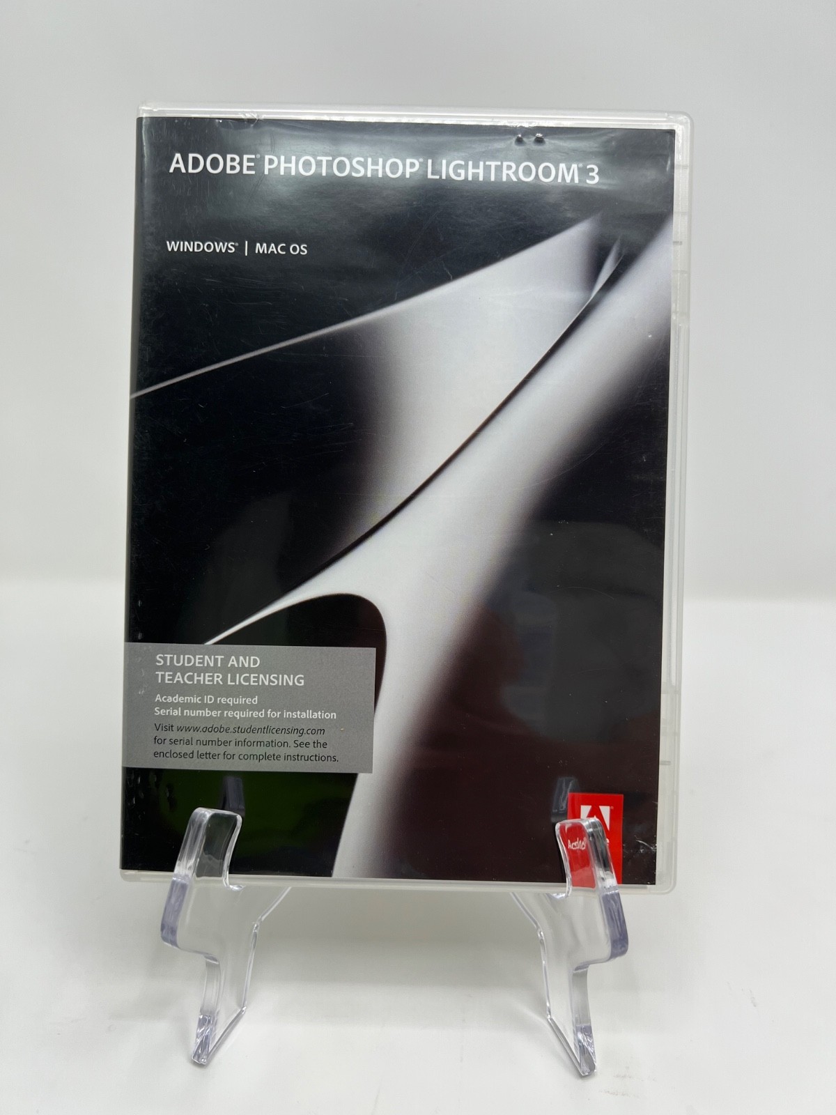 Adobe Photoshop Lightroom 3 WIN/MAC CD ROM Software Disc 