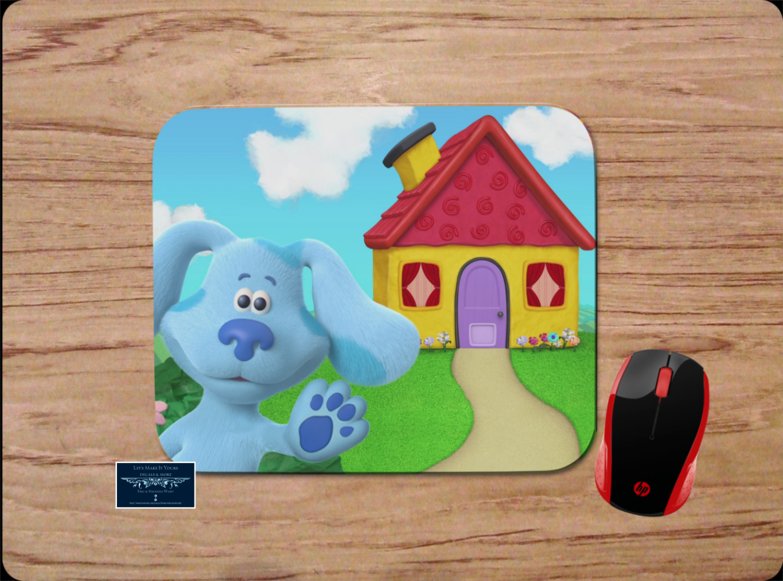 BLUES CLUES NICK JR INSPIRED ART HOUSE PC GAMING HOME SCHOOL GIFT KIDS CARTOON