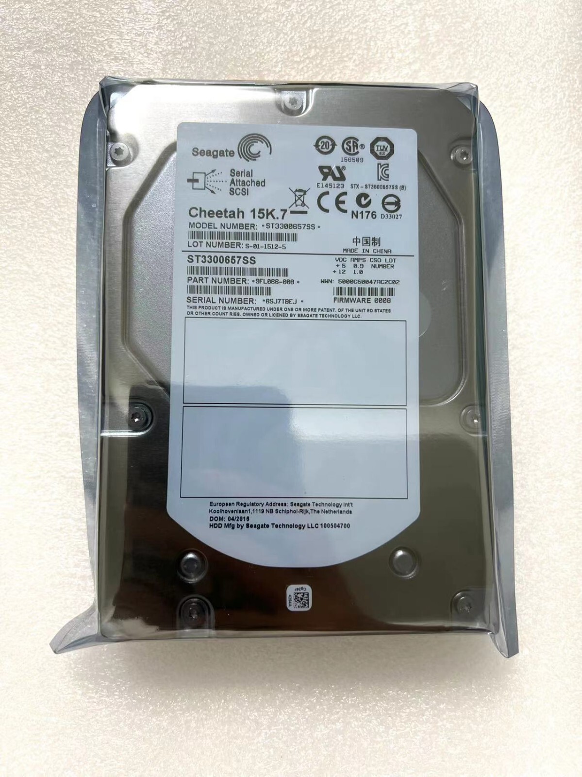 NEW Seagate Cheetah 15K.7 ST3300657SS 300GB 15K 16MB SAS 6Gb/s 3.5" Hard Drive