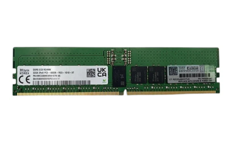 NEW HPE 32GB 2Rx8 PC5-38400B-R ECC RDIMM Memory RAM P43328-B21 43330-0A1