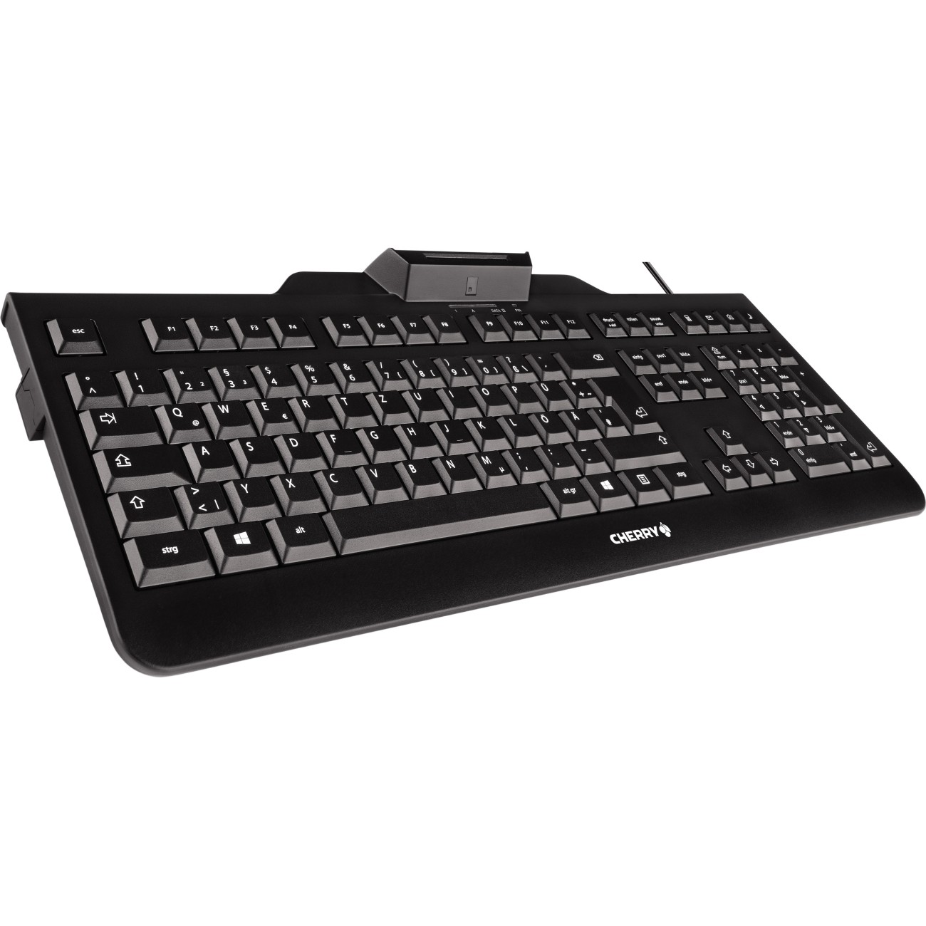 Cherry JKA0104EU2 KC 1000 SC Keyboard USB 104 Keys Black