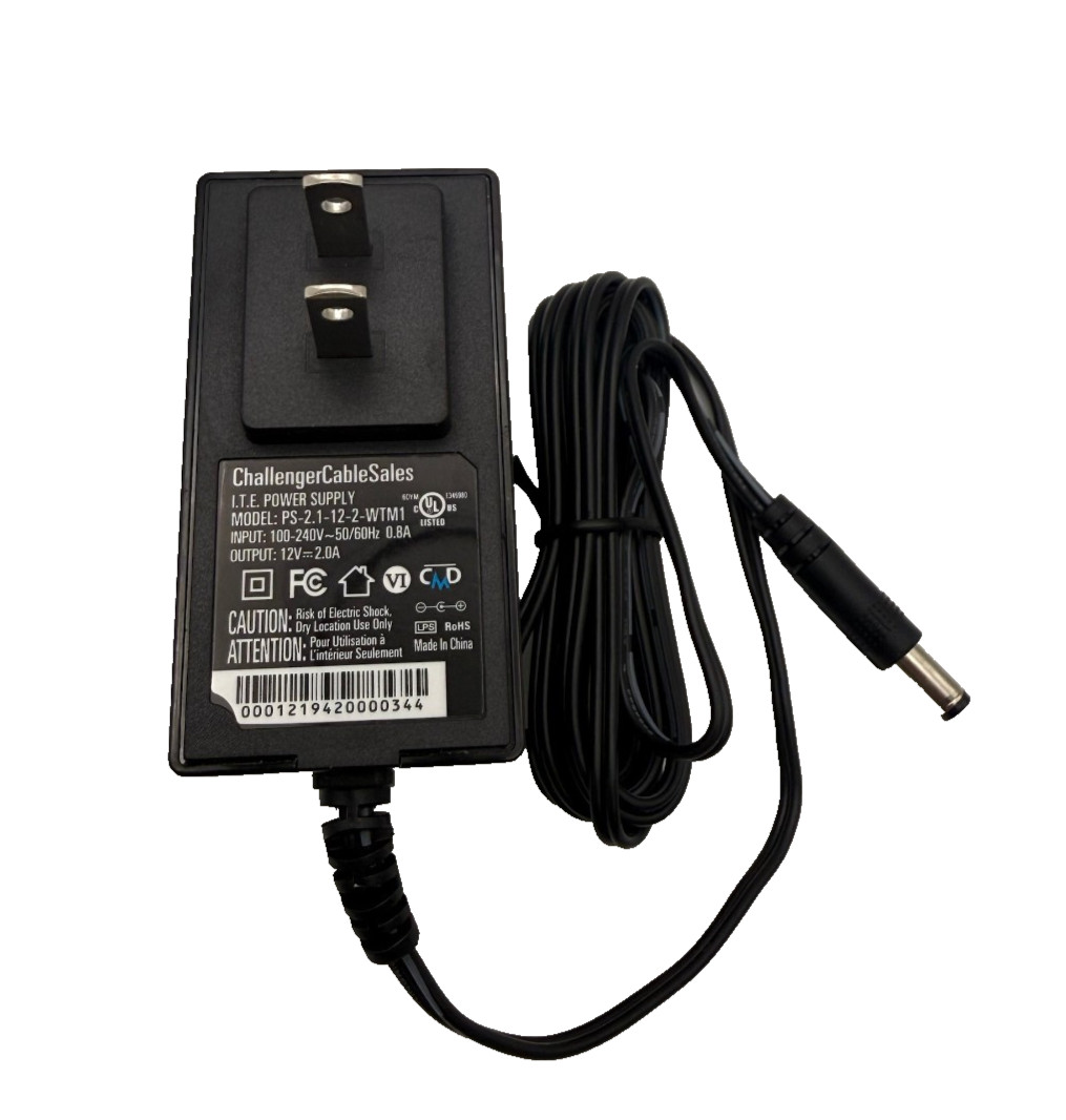 12V 2A OEM UL AC DC Adapter for Yamaha PA150 PA-150 PSR-170 keyboard Power PSU