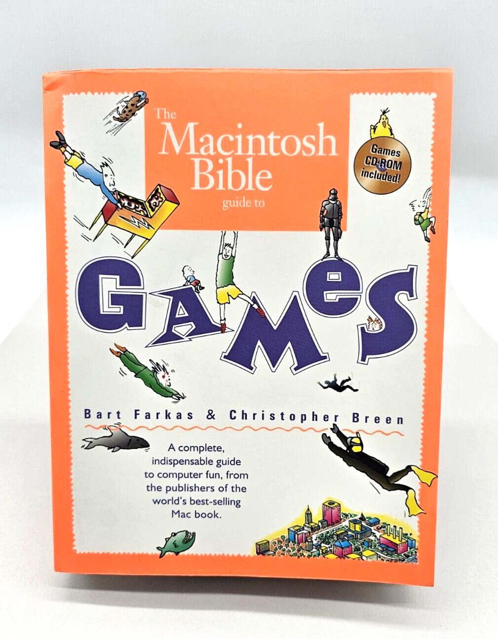 Vintage The Macintosh Bible Guide To Games Cd Included