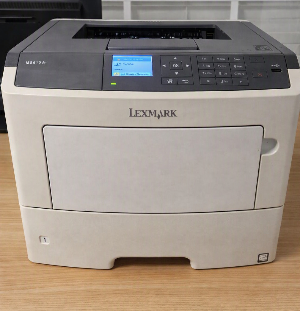 Lexmark MS610dn Monochrome Laser Printer – Fully Tested – Duplex – No Toner