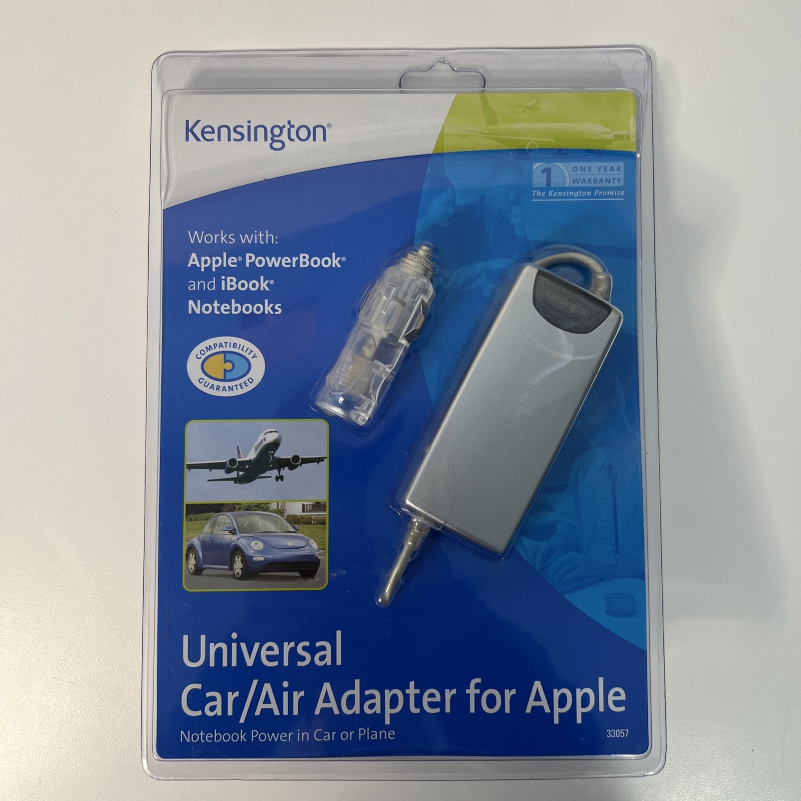 Kensington 33057 Car / Airplane Air Universal Laptop Power Adapter for APPLE 