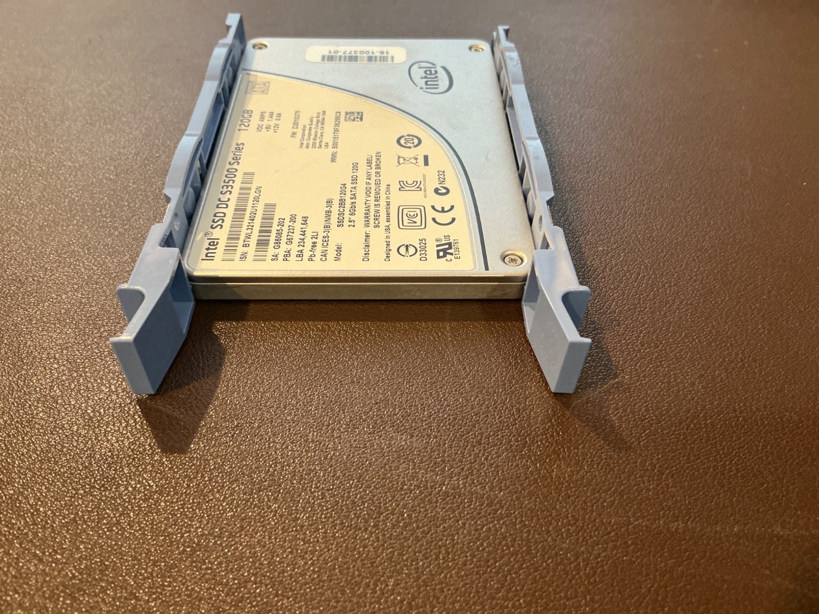 Cisco UCS-SD120G0KSB-EV 120GB 6G SATA Boot SSD Intel S3500 SSDSC2BB120G4