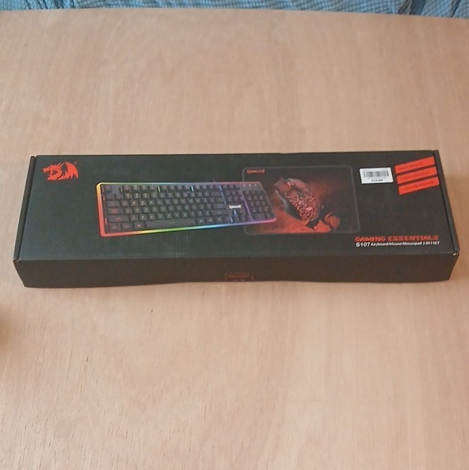 Redragon S107 mechanical feel keyboard  set New 