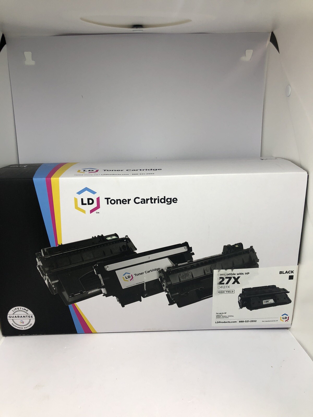 LD Laser LD-C4127X 27X Genuine Black Toner Cartridge SEALED BOX Printer Ink