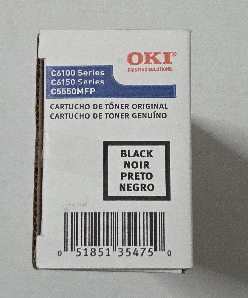 OKI Genuine Toner Cartridge C6100 C6150 C5550MFP MC560 CMYK Choose Color NEW