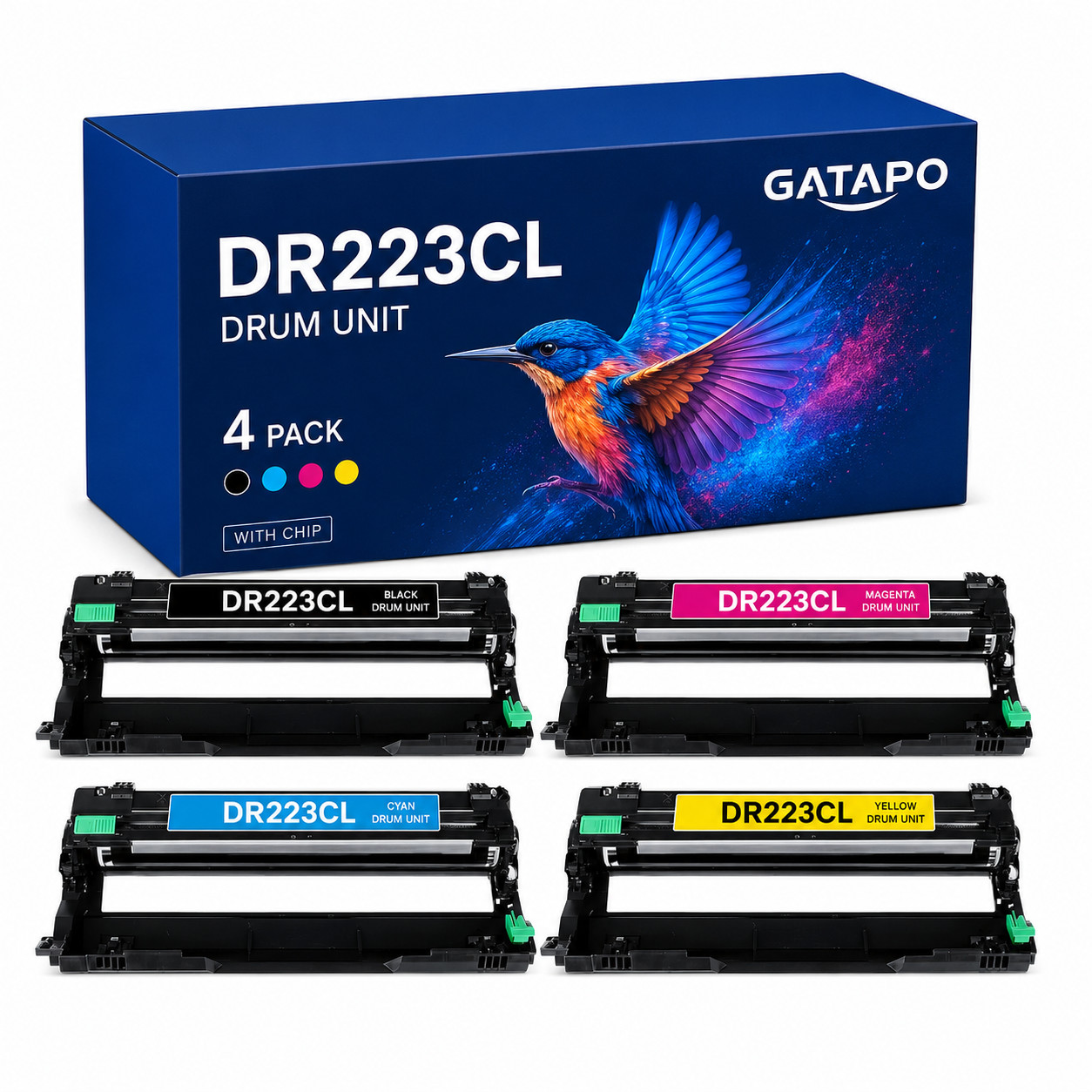 DR223CL-4PK Drum Unit for  HL-L3270CDW L3290CDW MFC-L3750CDW​