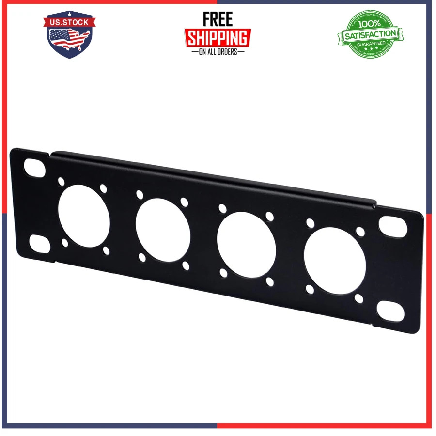 GeeekPi 7 Inch 1U D-Series Rack Panel for HDMI XLR Audio RackMate TT Server Case