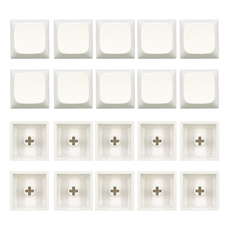 20 Pieces PBT Blank Keycap XDA Profile 1U Gaming Keycap DIY Key Button Keycap