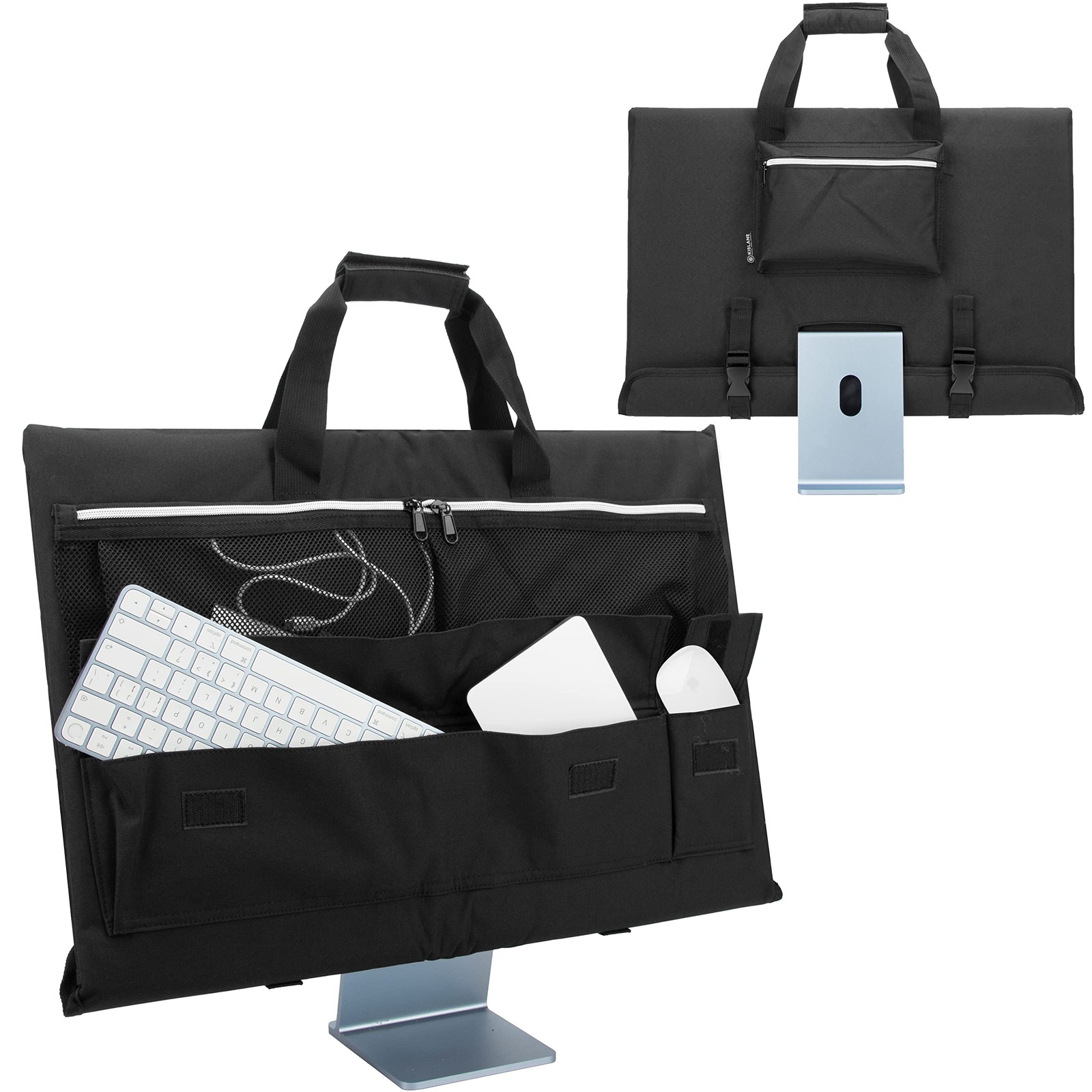 KISLANE Travel Carrying Case for 24'' iMac Desktop Computer, Protective Stora...