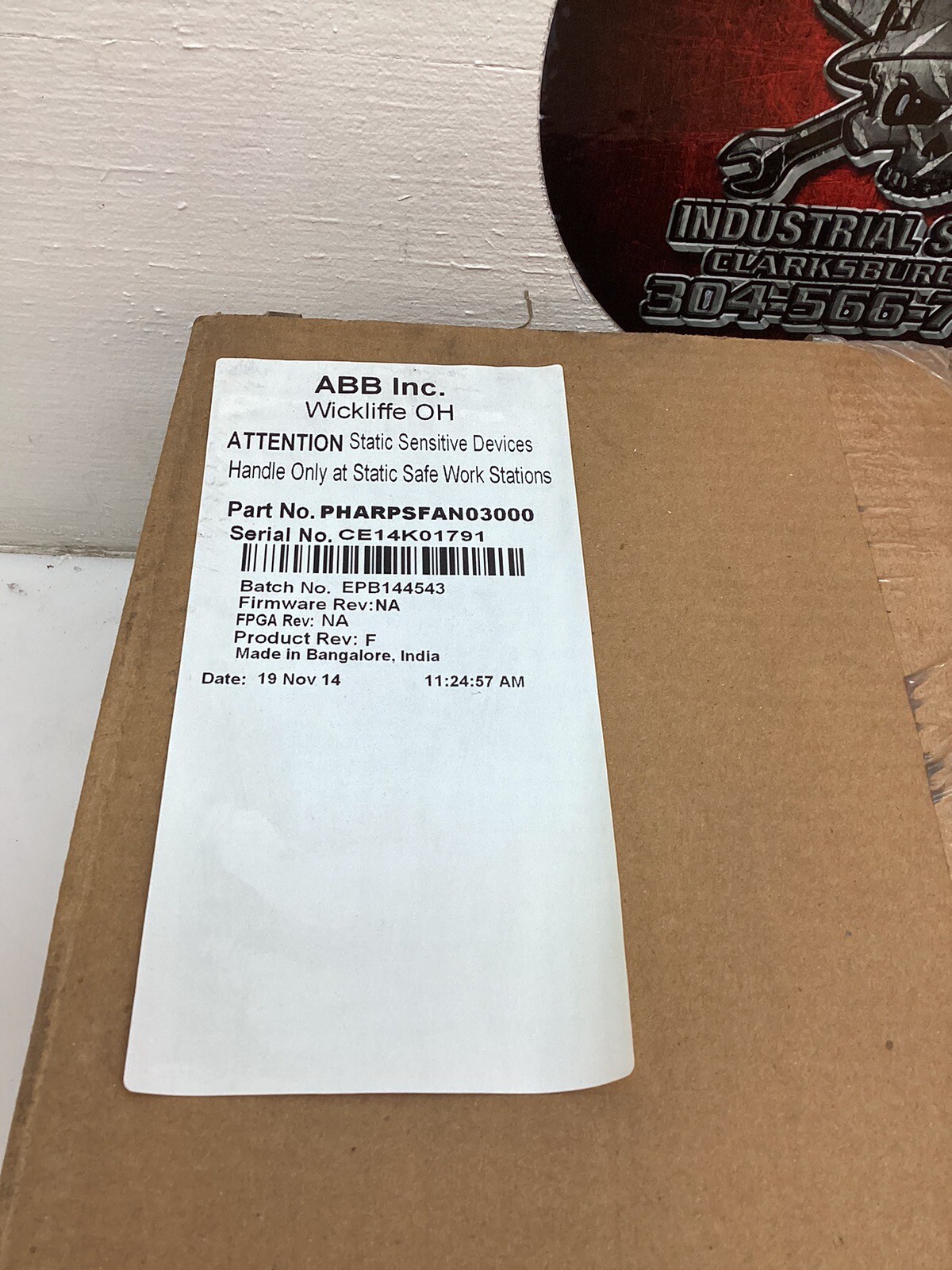 ABB PN PHARPSFAN03000 MMU COOLING FAN NIB