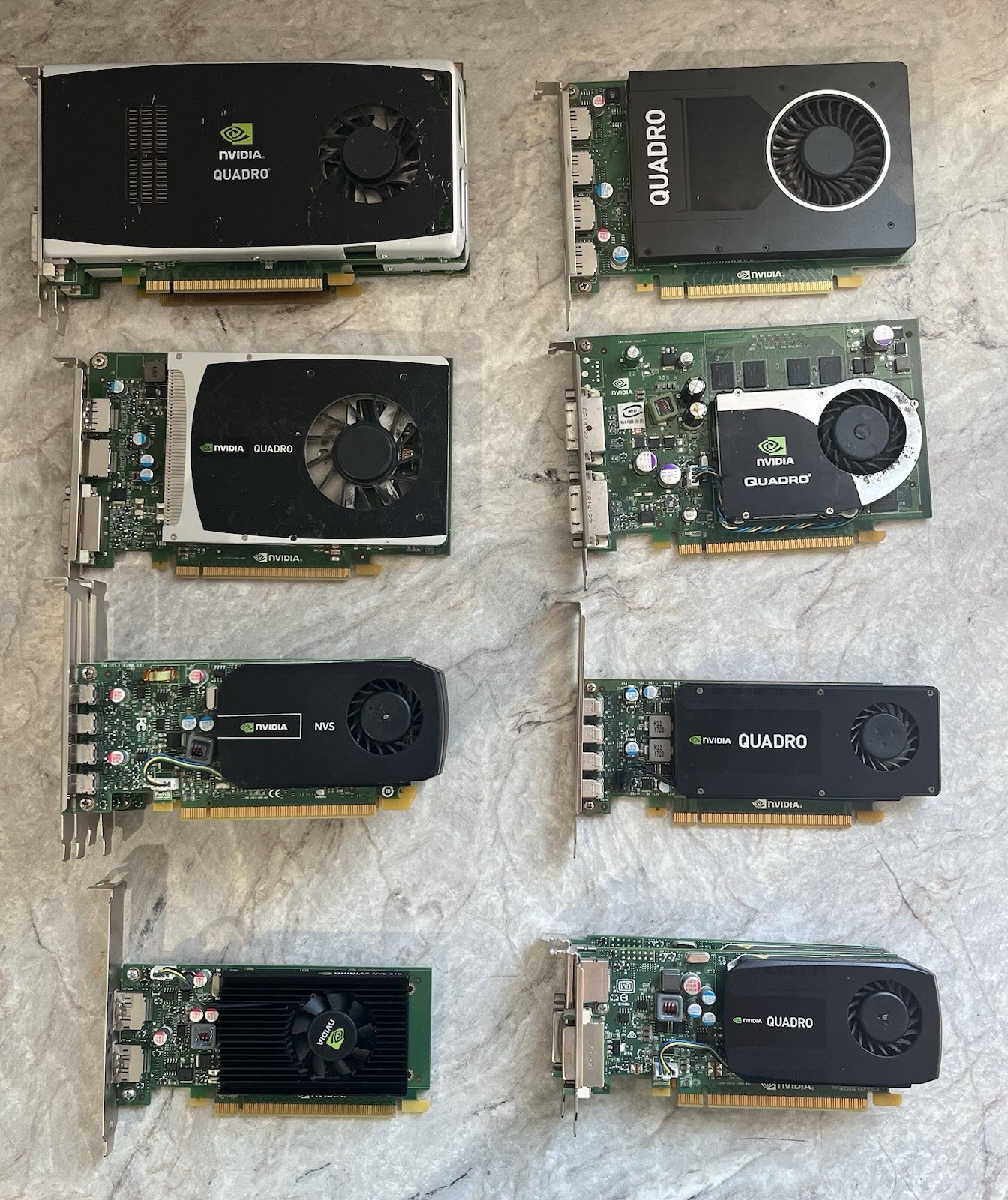 NVIDIA Quadro Mixed Lot GPU Graphics Card - Lot of 13 - Tested