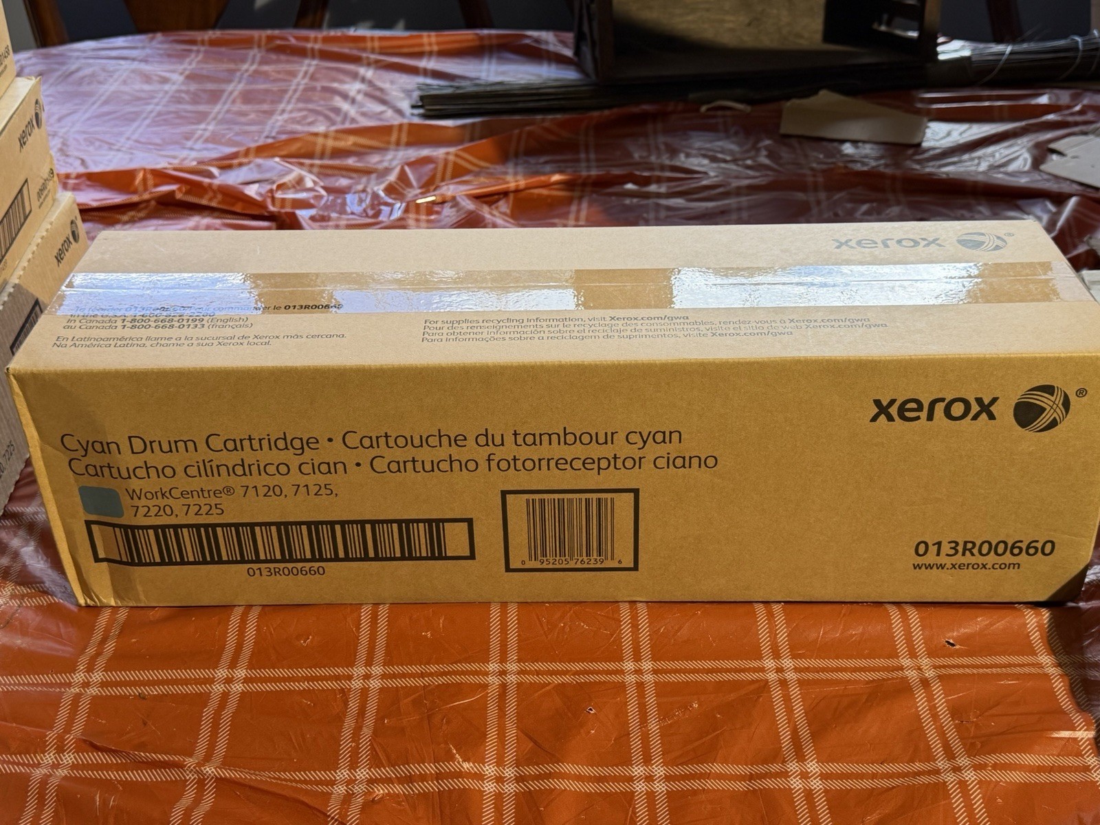 013R00660 Cyan Drum Cartridge WorkCentre 7120,7125,7220,7225 xerox oem