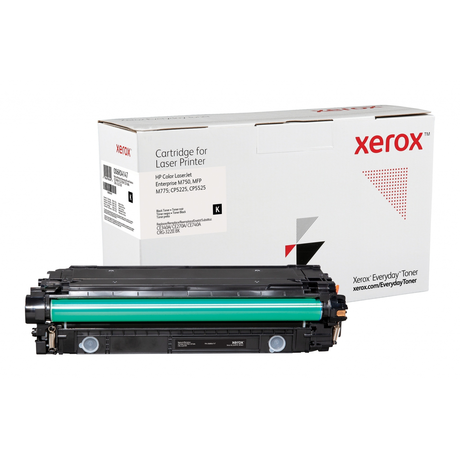 Xerox Everyday Toner Black 006R04147 - 16,000 pages, fits HP M750/M775