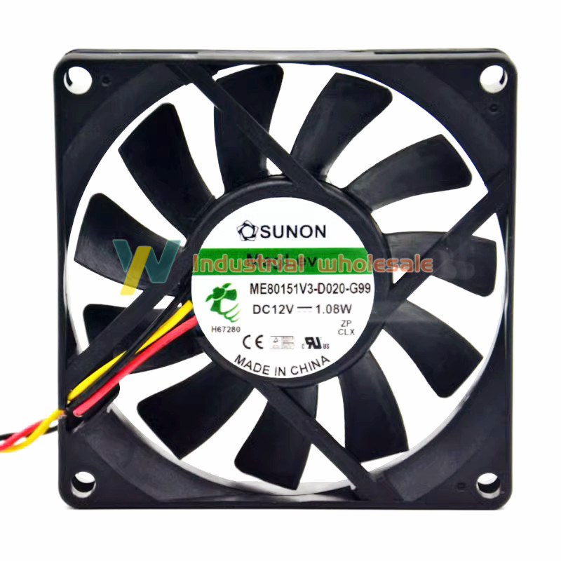 1PC SUNON ME80151V3-D020-G99 8015 12V 1.08W 8cm ultra-thin large air volume fan