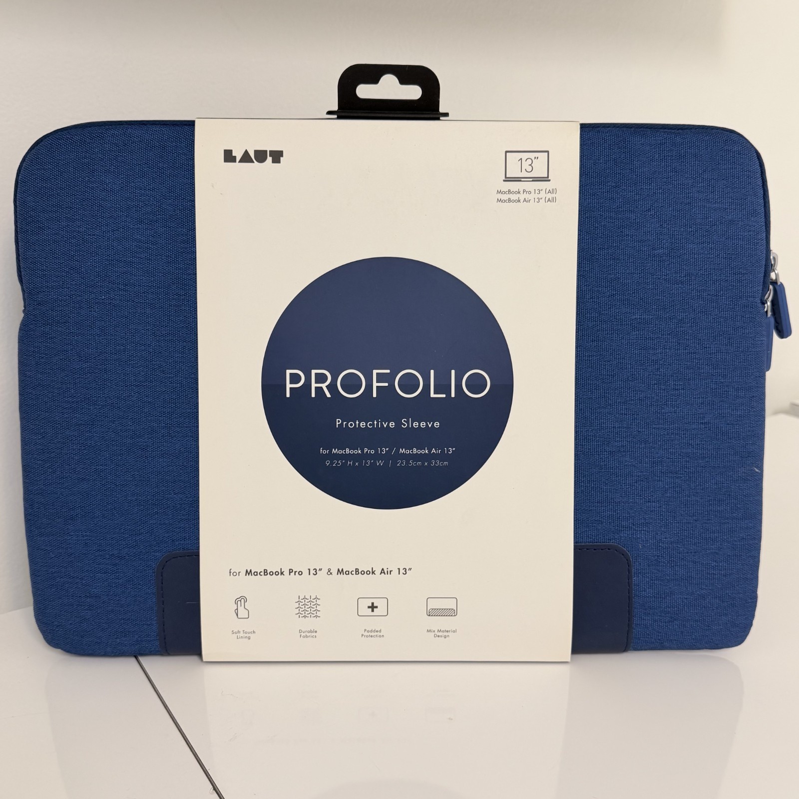 New Laut Profolio Protective Sleeve Case for 13" MacBook Pro and Air Blue 