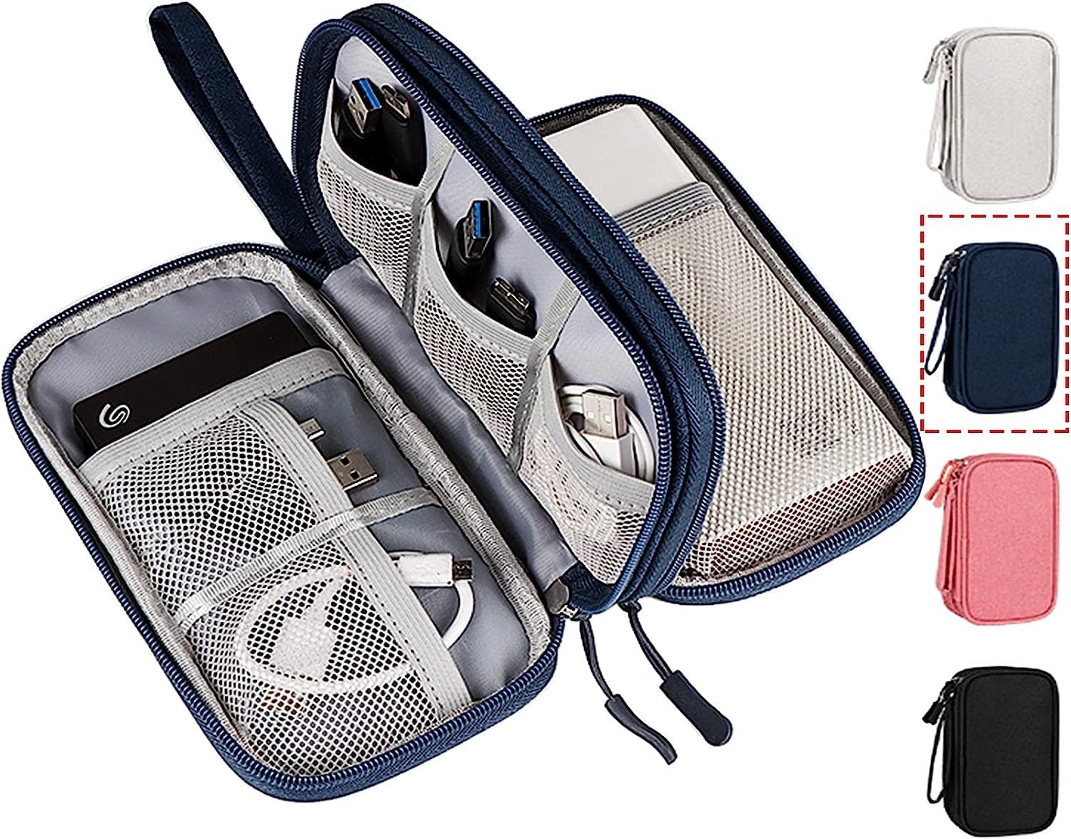 Electronic Organizer Travel Cable Bag, Electronic Organizer Case, Electronic ...