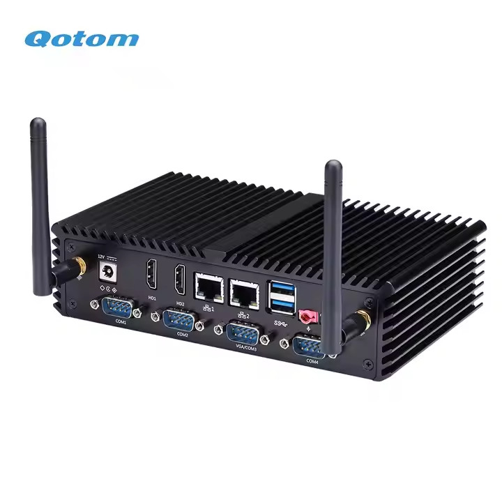 Qotom Q305P Business Mini PC intel Celeron 3205U Processor 4GB DDR3 RAM 32GB SSD