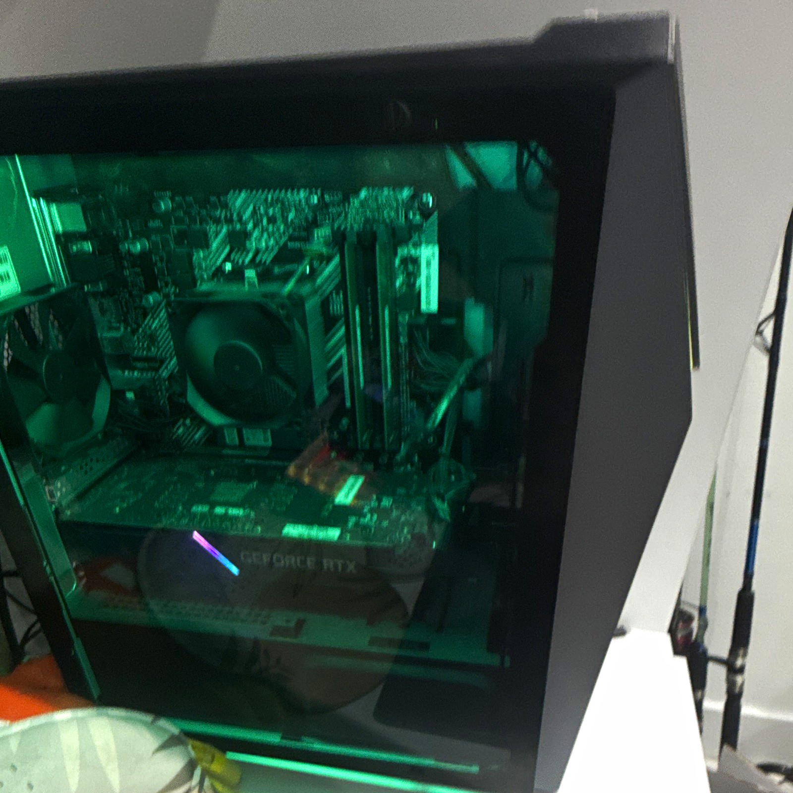 ASUS ROG Series Gaming Desktop PC Tower, GeForce RTX, RGB, Black Glass