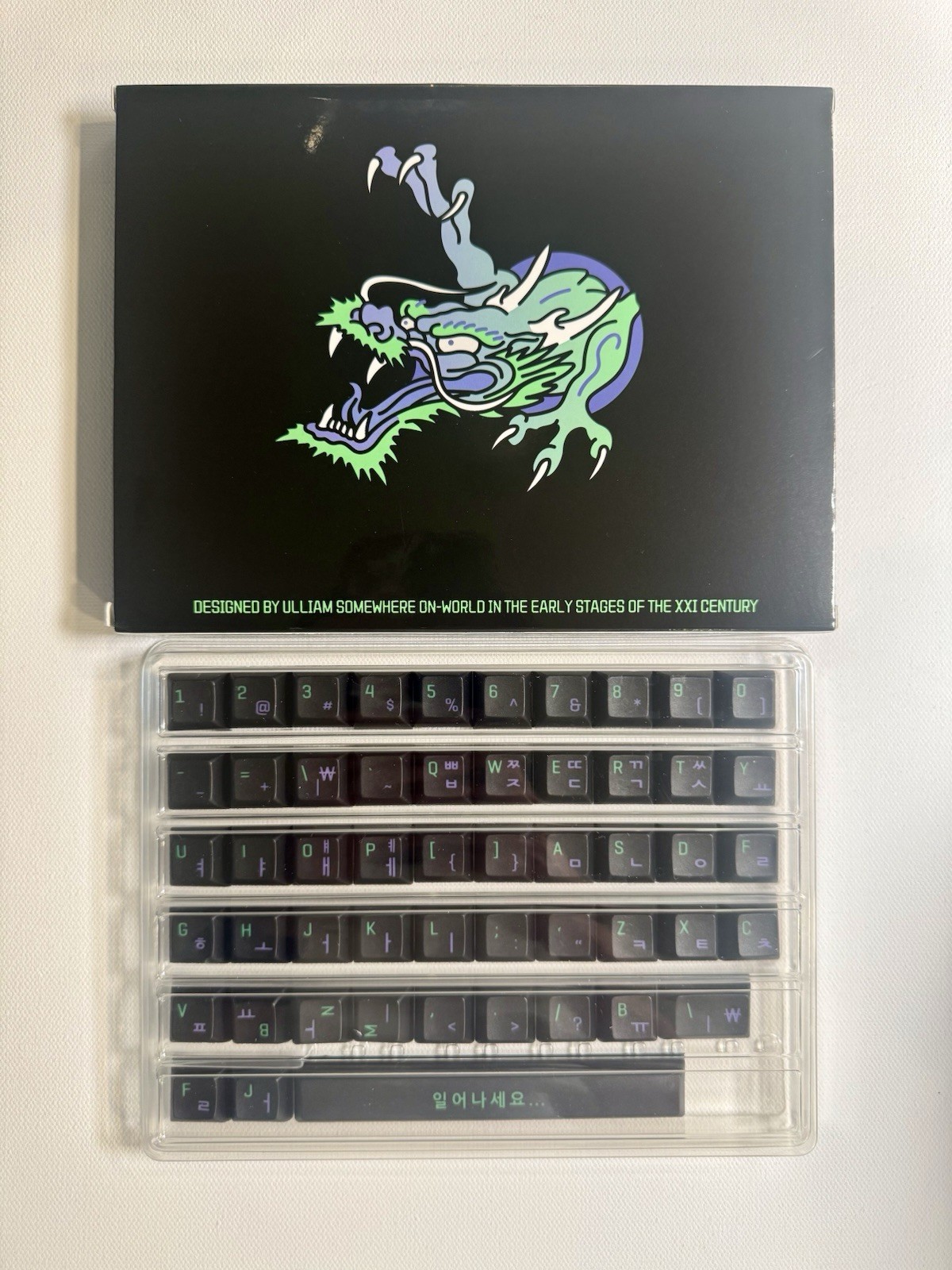 KAT Cyberspace EN Hangul Keycap Set by Keyreative PBT KAT Profile New Sealed
