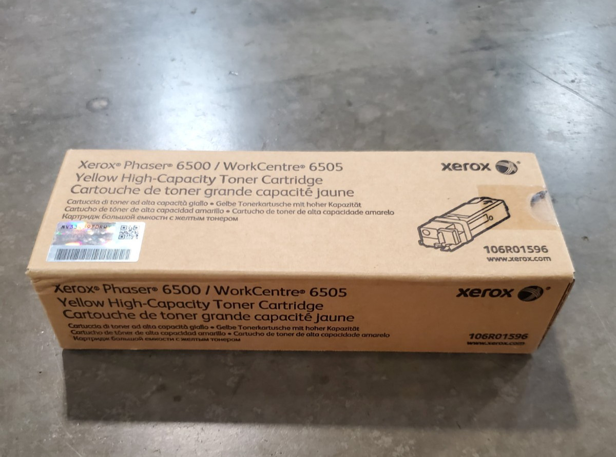 Xerox 106R01596 Yellow High Yield Toner Cartridge #69