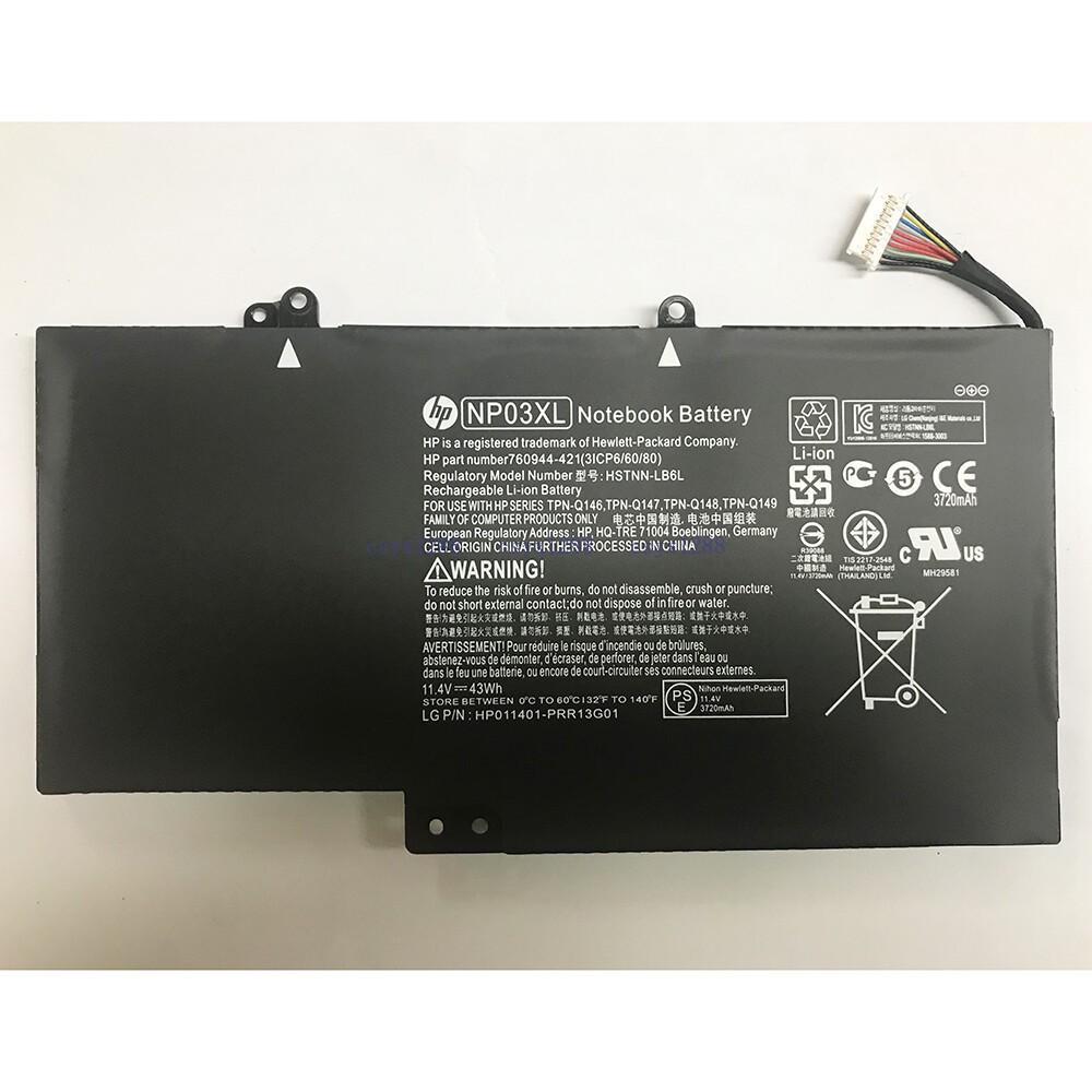 New Genuine NP03XL Battery For HP Envy X360 15-U010DX 15-U111DX Pavilion X360