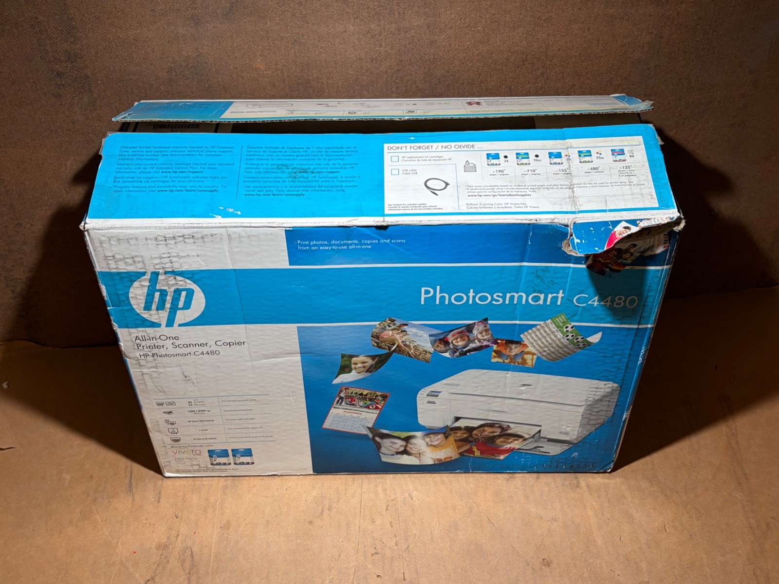 HP PhotoSmart  C4480 All-In-One Printer Brand G1N