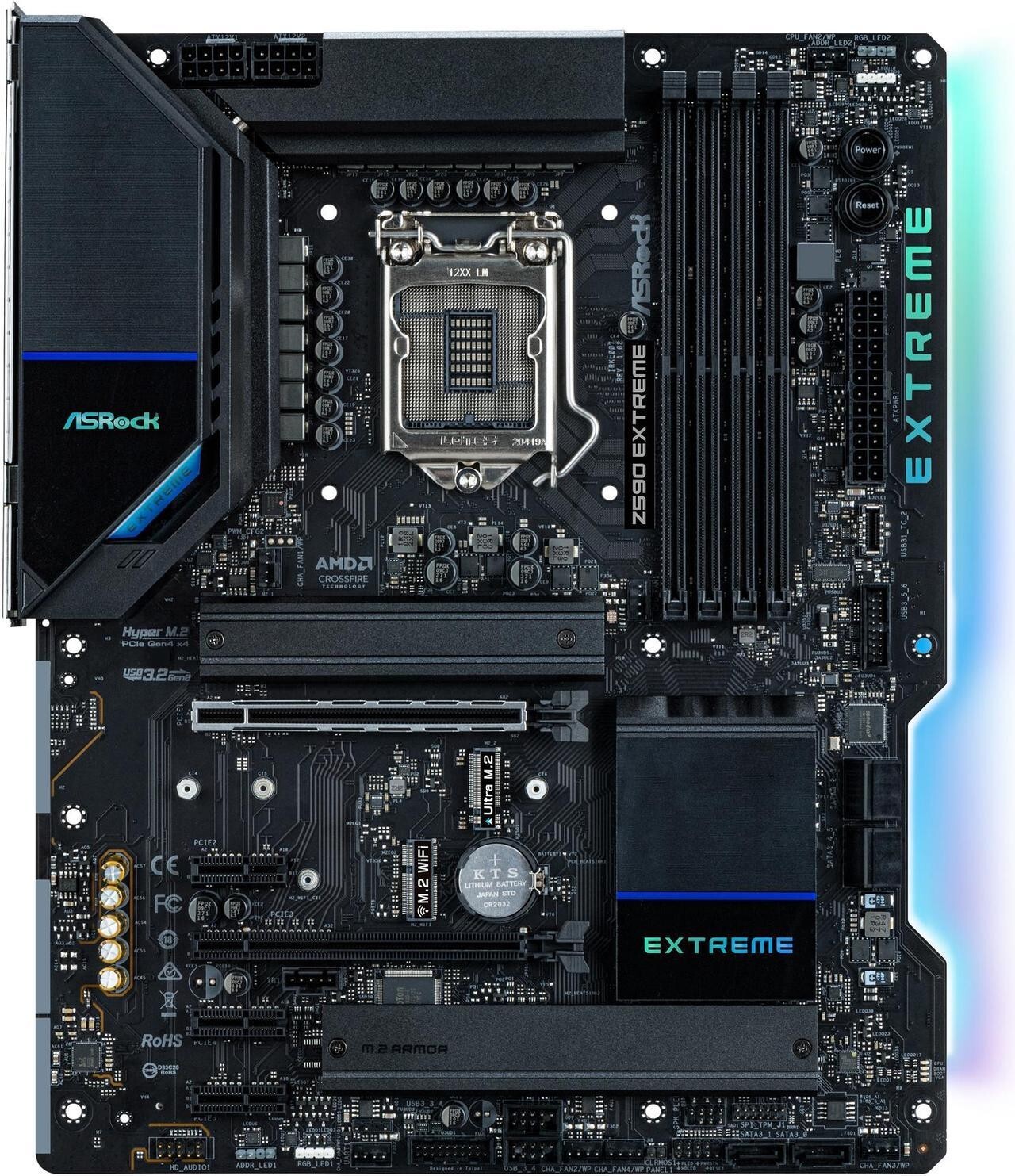 ASRock Z590 EXTREME LGA 1200 Intel Z590 SATA 6Gb/s ATX Intel Motherboard