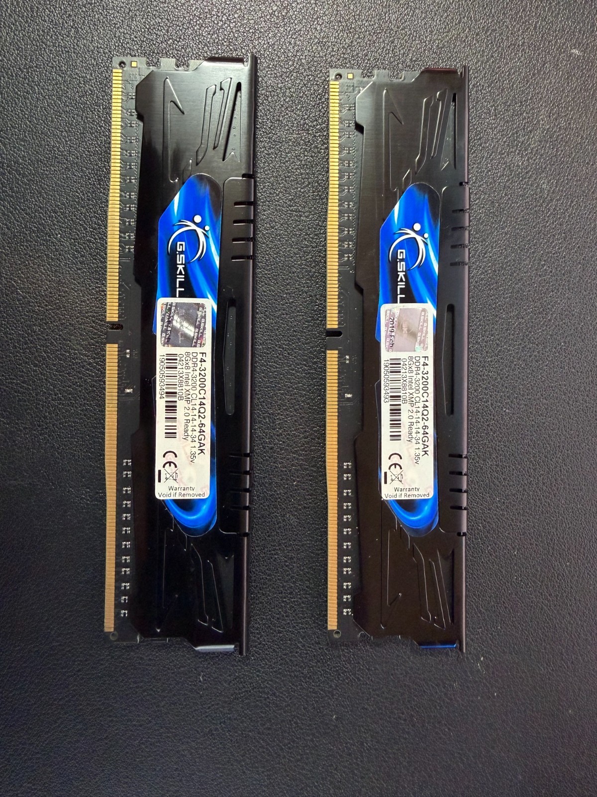 G.Skill Ares 8GB DDR4-3200 CL14 Desktop RAM (F4-3200C14Q2-64GAK)👍