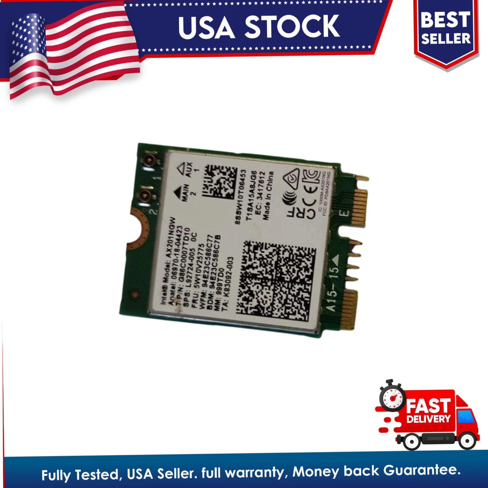 Intel AX201NGW WiFi 6 M.2 2230 Dual Band Wireless Card Bluetooth 5.0 Tested