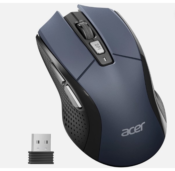 Cool Acer Wireless Mouse for Laptop, 2.4GHz Computer 5 Adjustable DPI NEW