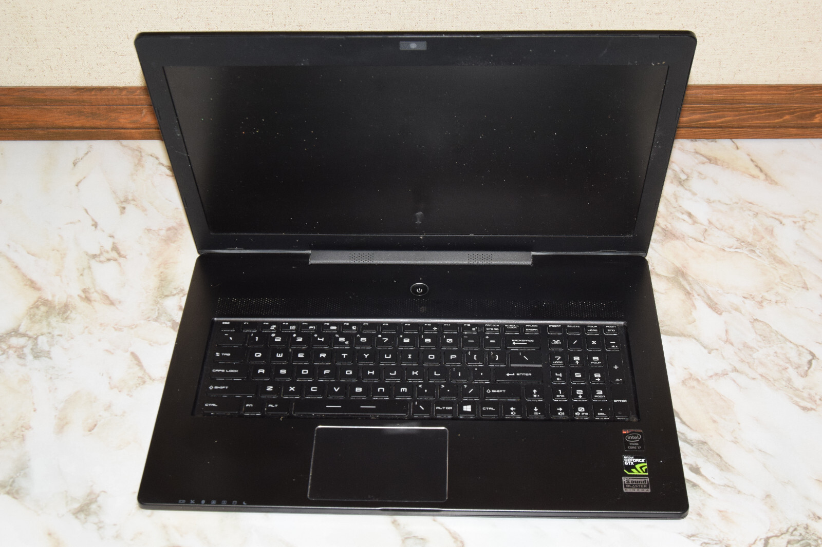 Dead Junk iBuyPower i-Series 801 MS-1771 17.3" Laptop Incomplete AS IS Parts