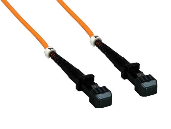 1m OM1 MTRJ to MTRJ Duplex Corning Fiber Optic Cable MultiMode 62.5/125 OFNR ...