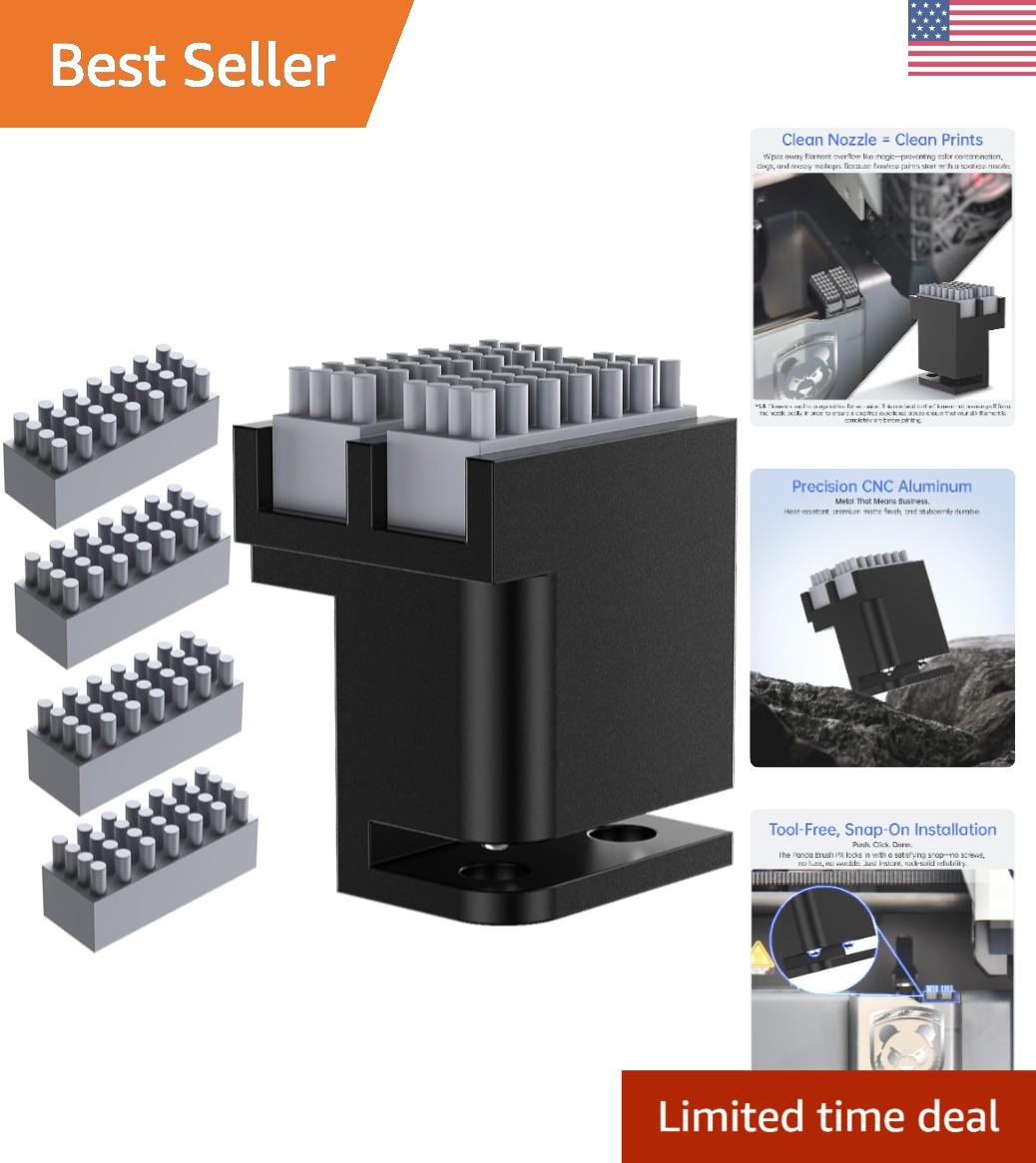 Professional 3D Printer Maintenance Kit: BIQU Panda Brush PX & Silicone Brushes