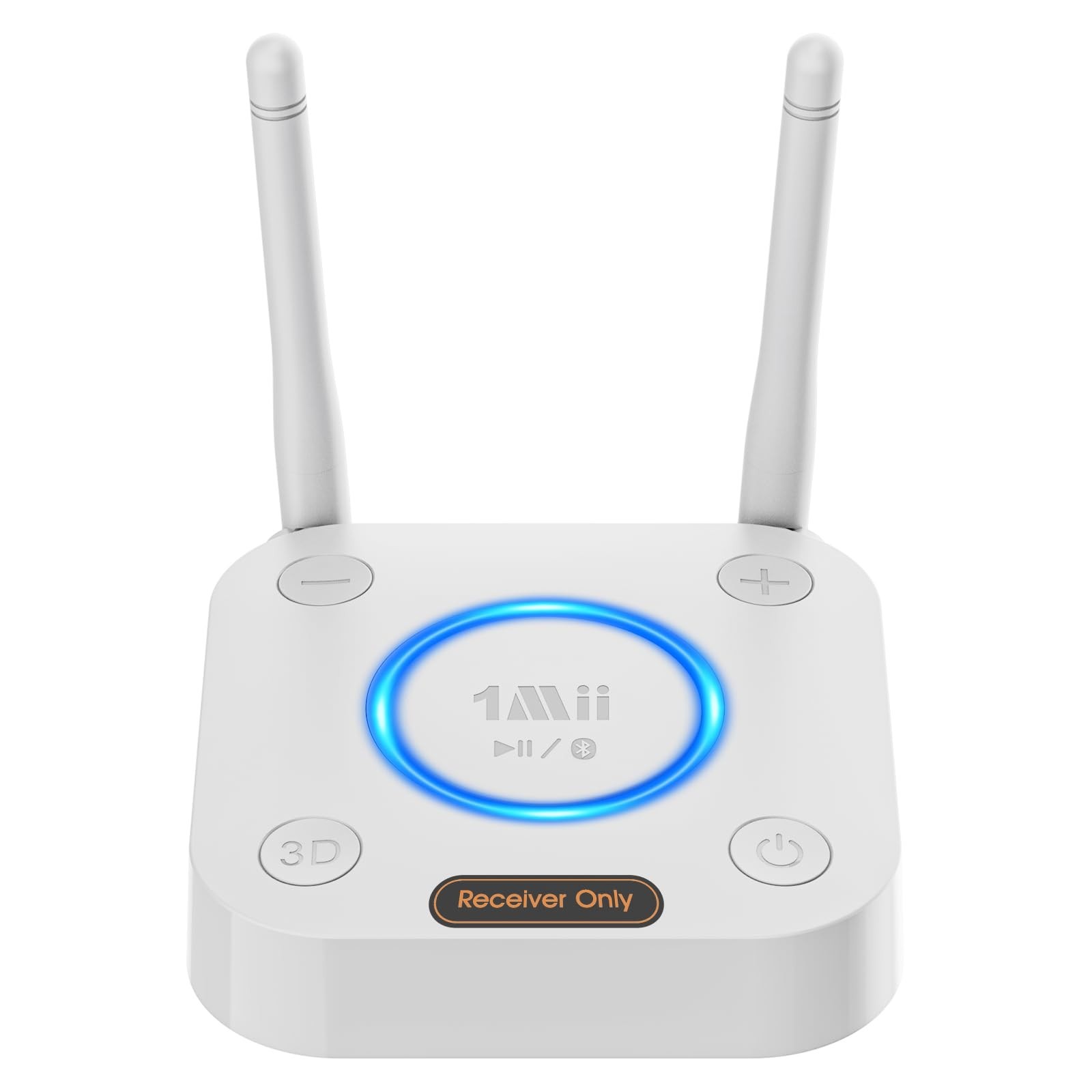 [Upgraded] 1Mii Bluetooth 5.3 Audio Receiver, Long Range HiFi Bluetooth Adapt...