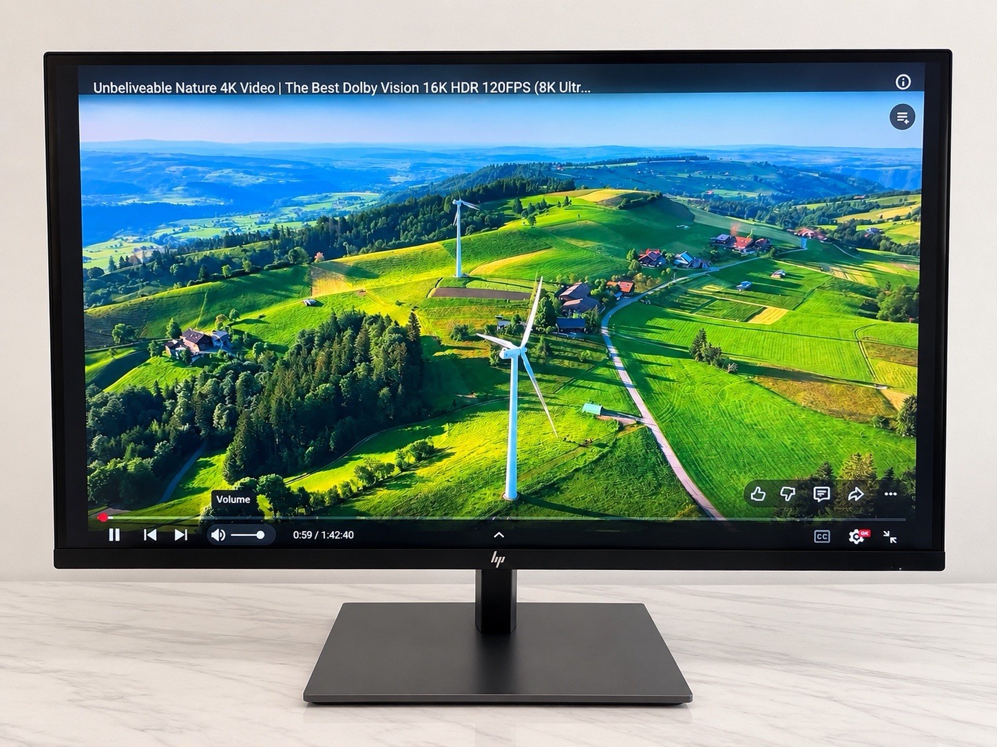 HP Z27 27-inch professional monitor in very good working condition.