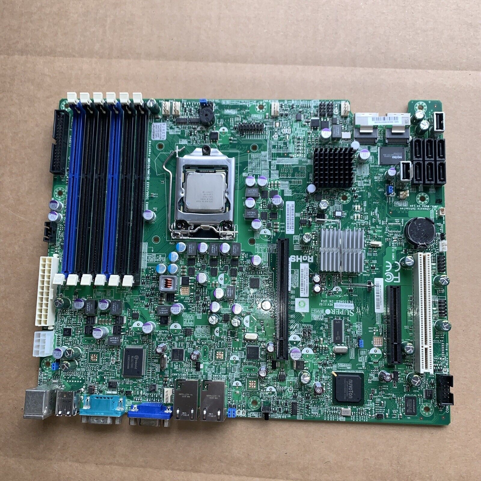 SUPERMICRO X8SI6-F-NI015 LGA1156 6x DDR3 ATX MAINBOARD w/ CPU