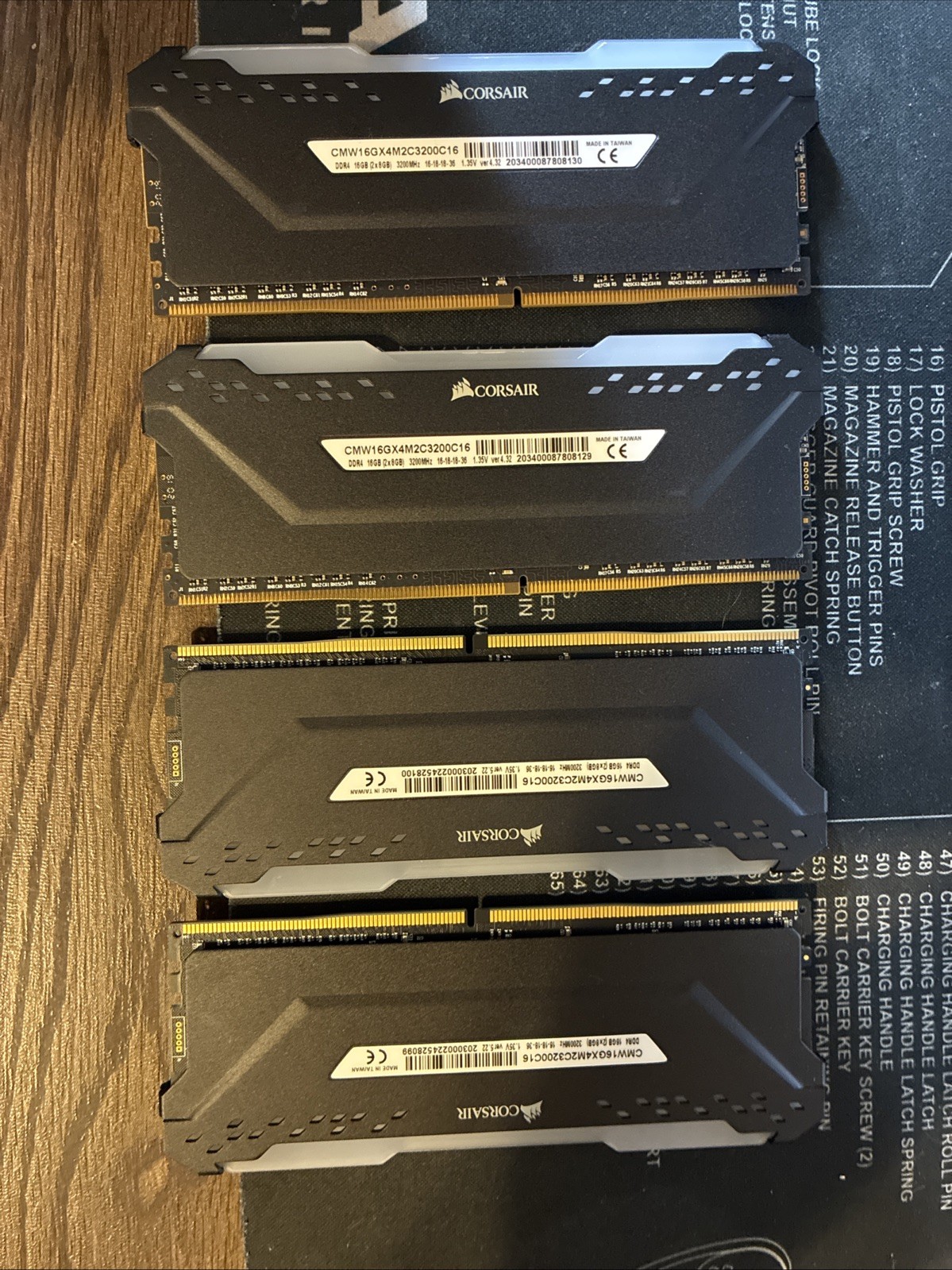 Corsair Vengeance Rgb Pro Ddr4 Ram Cmw16gx4m2c3200c16 32GB (4x8GB)
