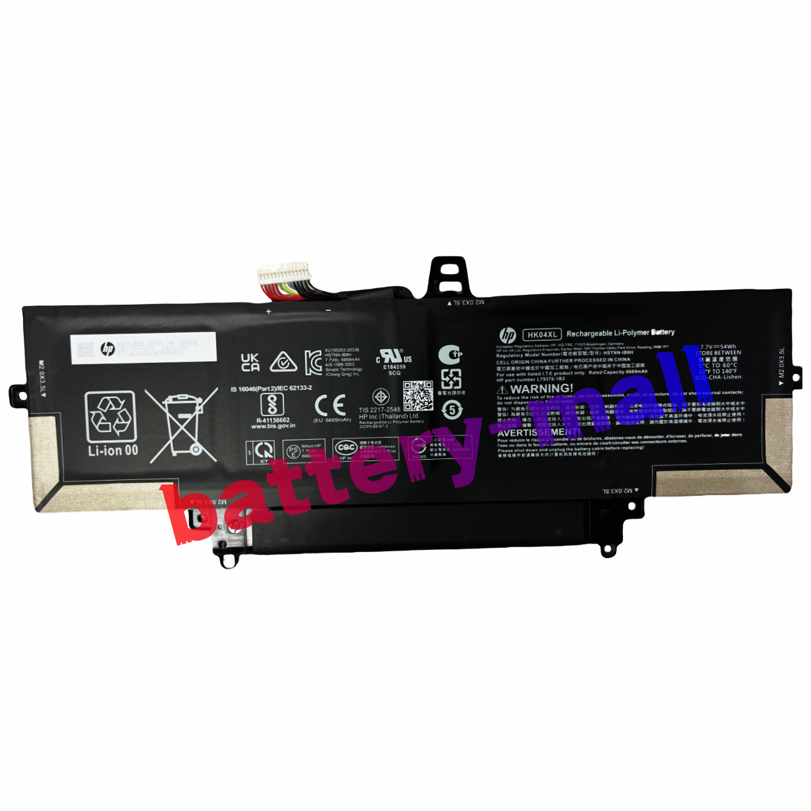 54Wh HK04XL Original Battery for HP EliteBook X360 1030 G7 G8 X360 1040 G7