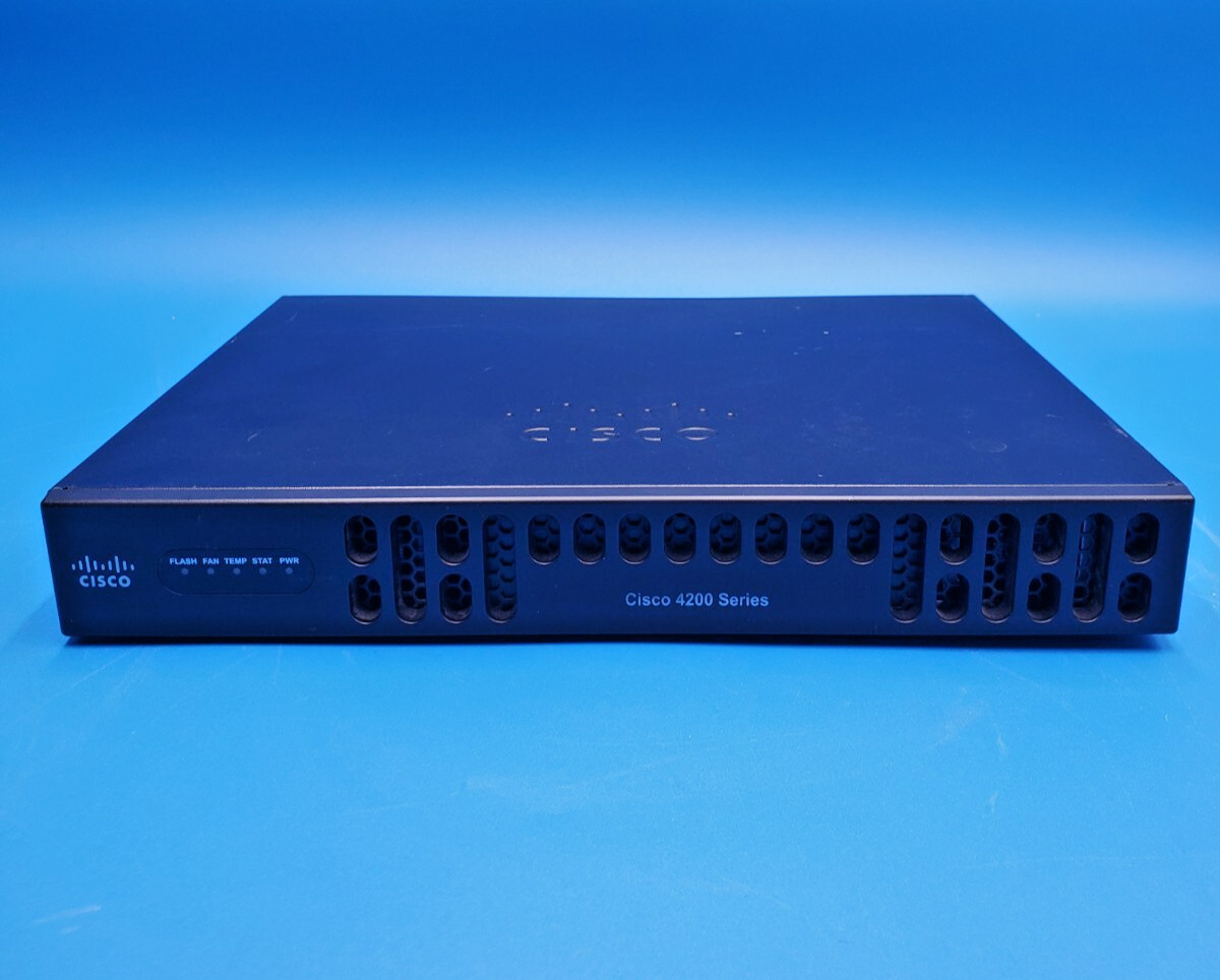 Cisco ISR4221/K9 4200 Series Integrated Services Router Used