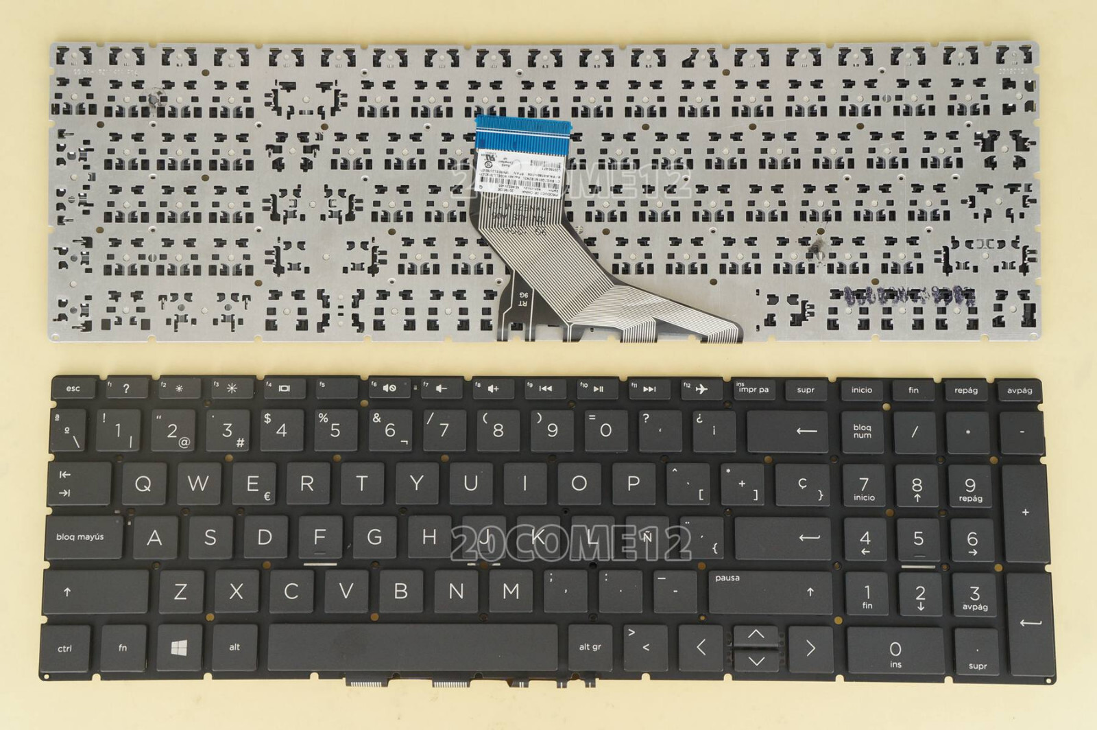 New for HP 15-da1030ns 15-da1040ns 15-da1050ns Series Keyboard Spanish Teclado