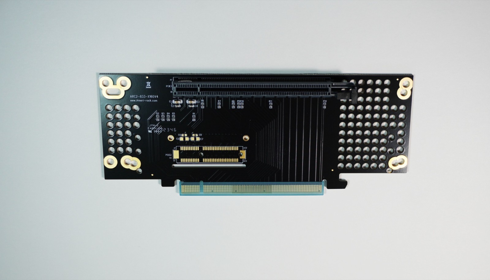 PCI Express PCIE 4.0 Gen4 x16 2U Riser Card for NVIDIA RTX Video Cards