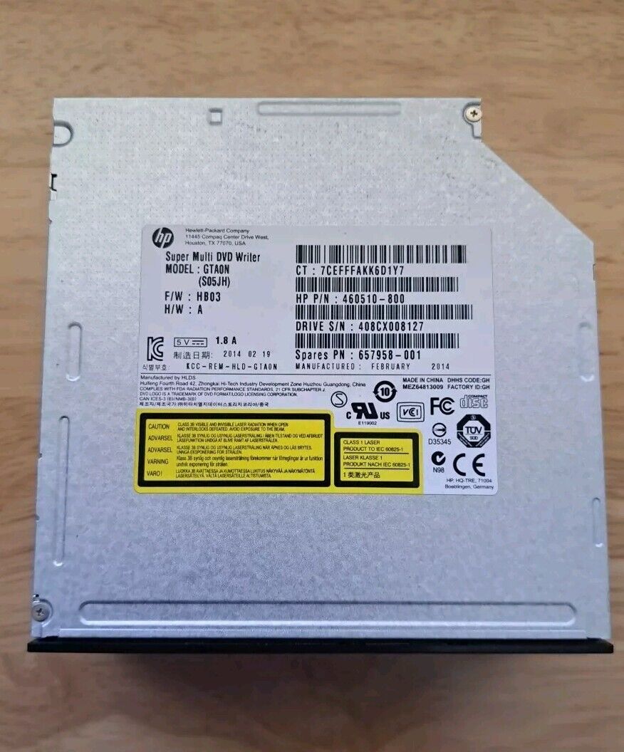 Lot Of 4 HP Super Multi DVD Rewriter Model GT50N (S05JH) 460510-800 . #X870