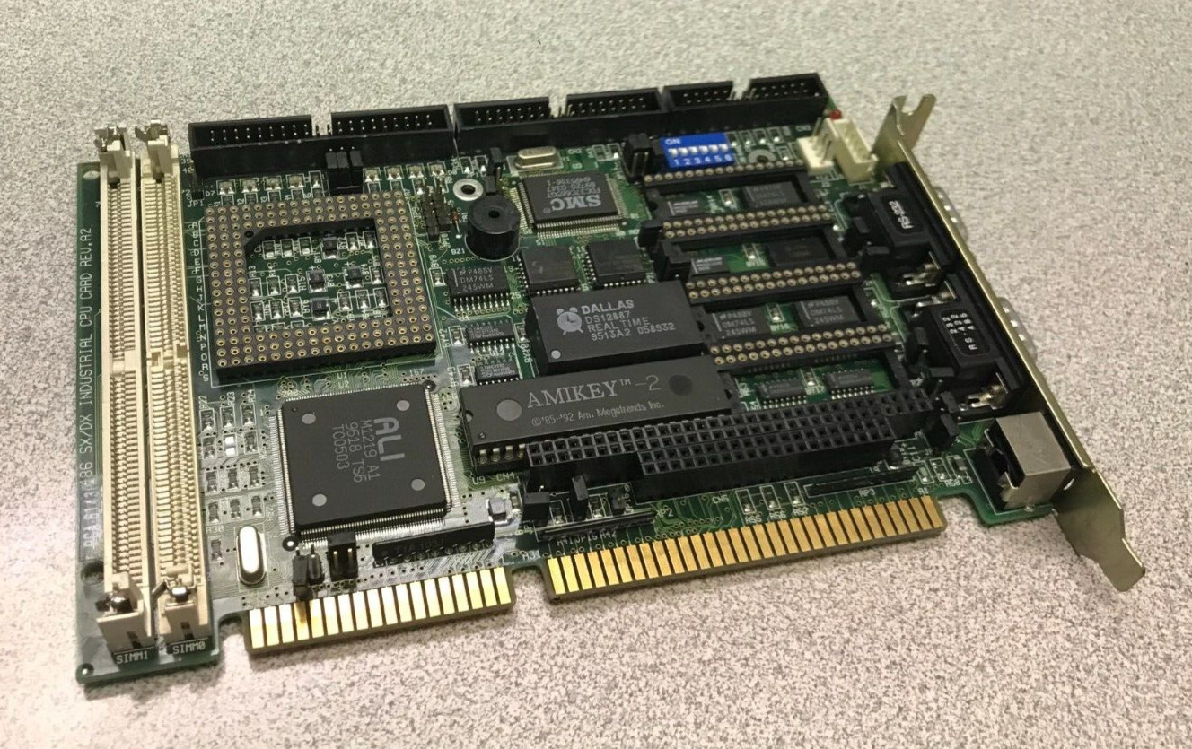 Advantech PCA-6143P 486 SX/DX Industrial CPU Card rev A2 1906614330 - ship today