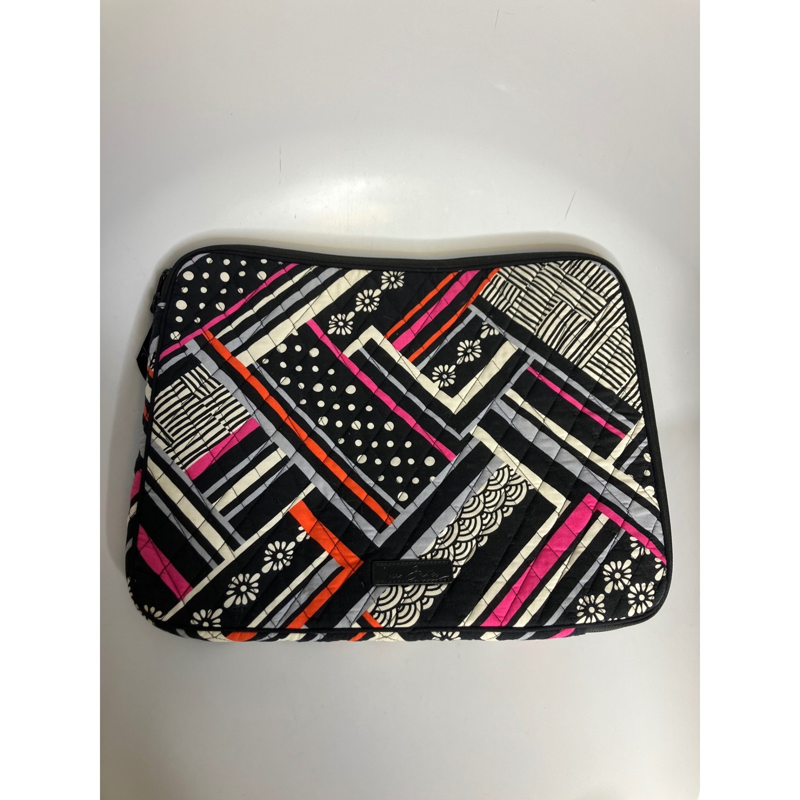 Vera Bradley Laptop Sleeve Women OS Multicolor Excellent Quilted Deco Daisy